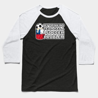 Chile Soccer Drinking Team Baseball T-Shirt